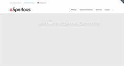 Desktop Screenshot of esperlous.com
