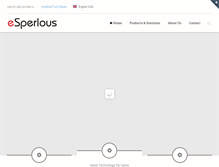 Tablet Screenshot of esperlous.com